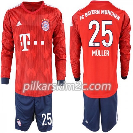 Koszulka Bayern Monachium Müller 25 Dziecięca Główna 2018-2019 - Koszulki Piłkarskie(L/S)
